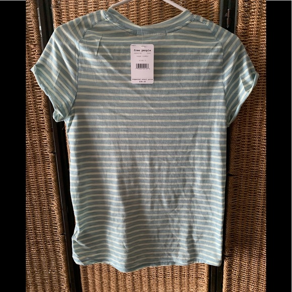 Free People Striped Top NWT Size Large - Picture 2 of 4
